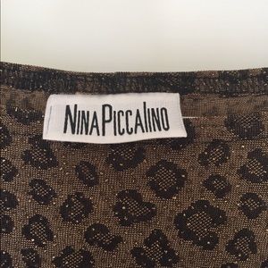 Long sleeve animal print dress